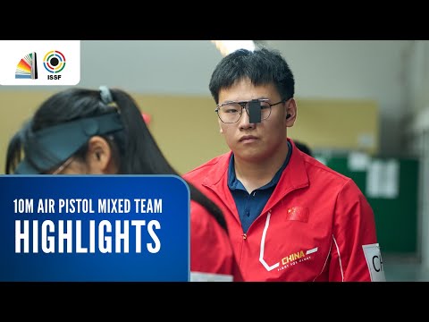 Highlights | 10m Air Pistol Mixed Team Final - ISSF World Cup Buenos Aires