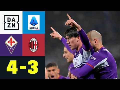 Erste Niederlage! Milan fängt sich vier Tore in Florenz: AC Florenz – AC Milan 4:3 | Serie A | DAZN
