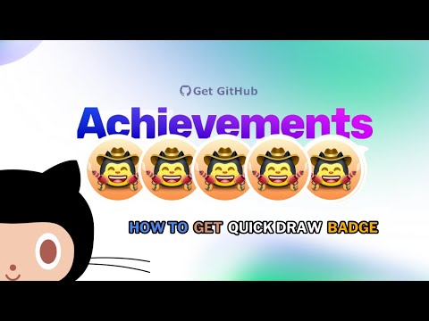 How to get Quick Draw badge on GitHub