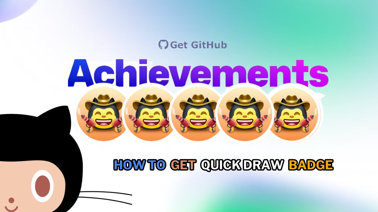 How to get Quick Draw badge on GitHub