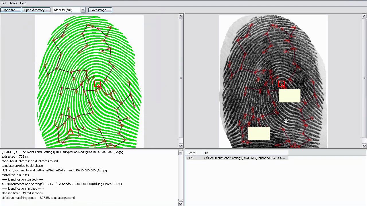 AFIS Verifinger Sistema Biométrico de Identificação por Impressão Digital