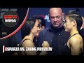 Will Carla Esparza vs. Zhang Weili come down to conditioning? Paul Felder explains | ESPN MMA