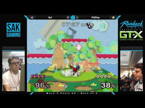 Runback 2017 Pools - CL|Yingling (Falco) vs PG|Plup (Sheik)