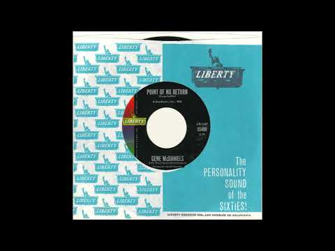 Gene McDaniels – “Point Of No Return” (Liberty) 1962