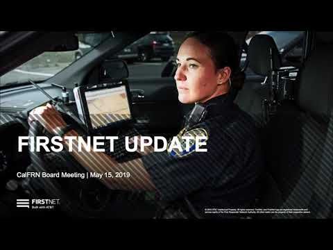 California First Responder Network (CalFRN) Board Meeting - May 2019