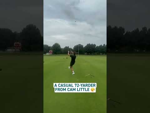 Cam Little showing off his range 🎯 (via @jaguars/TT)