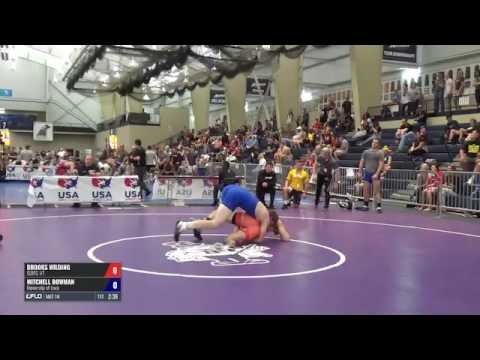 86 Consi of 16 #1 - Brooks Wilding (SERTC-VT) vs. Mitchell Bowman (University of Iowa)