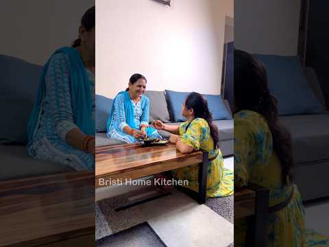 Aaj caption ki jarurat ni hai 🥰 #shorts #maa #bristihomekitchen