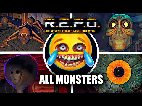 R.E.P.O. - All Monsters, Enemies, Bosses (Showcase)