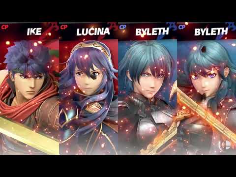 【第4試合】 スマブラSP CP 対戦 アイク. & ルキナ. vs べレト. & べレス.