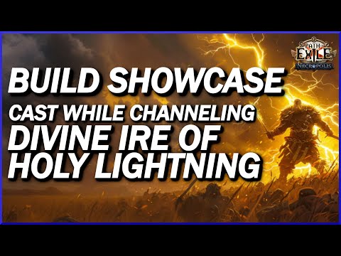 [POE 3.24] Divine Ire Of Holy Lightning Cast While Channeling Frost Blink Berserker! Build Showcase!