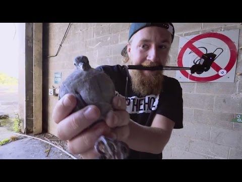 Boy is Scared of Pigeons at ABANDONED Mine