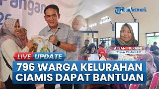 796 Warga Ciamis Semringah, Terima Bantuan Beras dan Minyak Goreng Periode Februari-Maret 2026