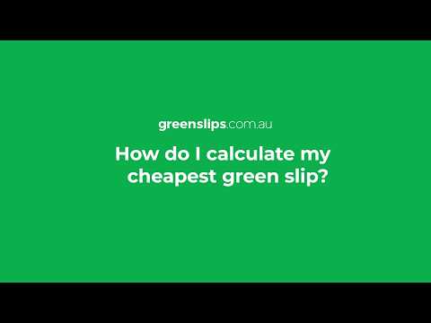 How do I find the cheapest green slip? | greenslips.com.au