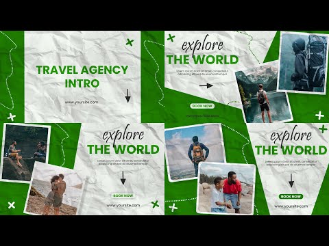 Travel Agency Intro After Effects Templates | Free Engaging Social Media Post Templates