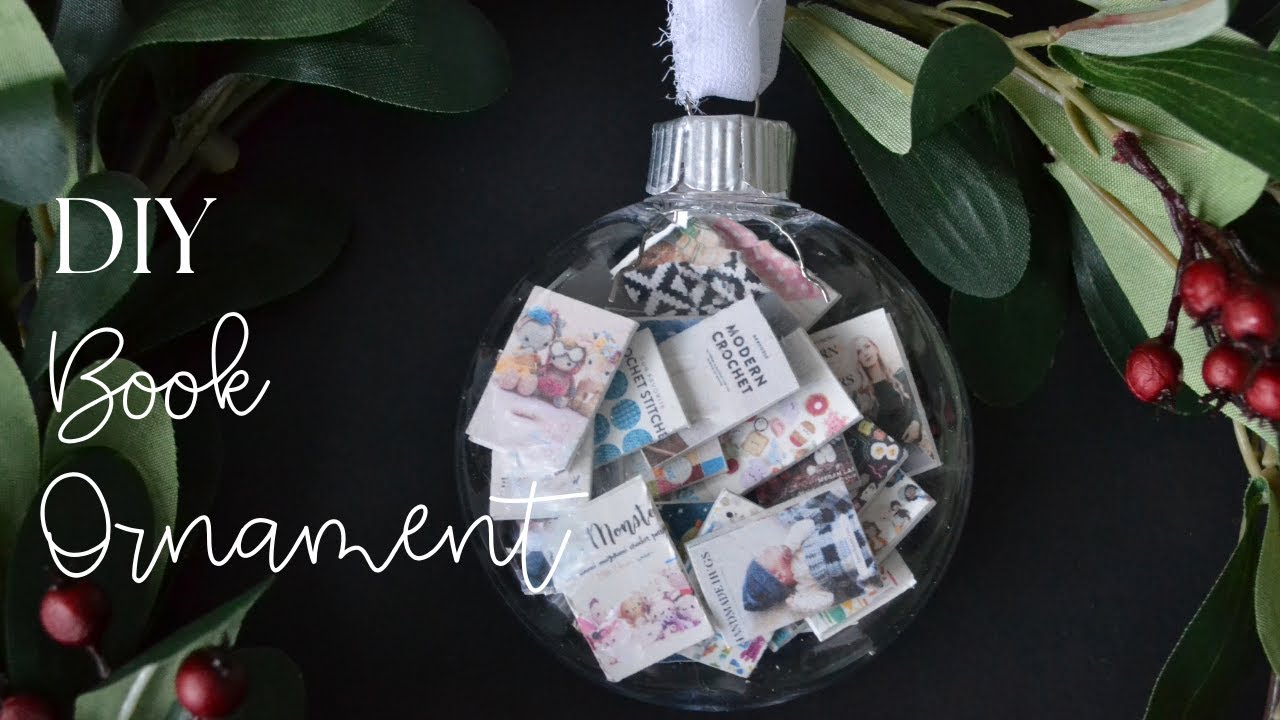 How To Make A Mini Crochet Book Ornament