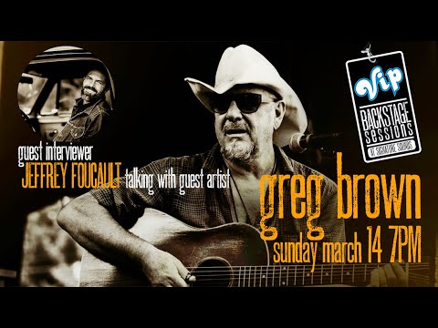 Thumbnail for Greg Brown & Jeffrey Foucault - Backstage Sessions - Mar 14, 2021 by Jeffrey Foucault