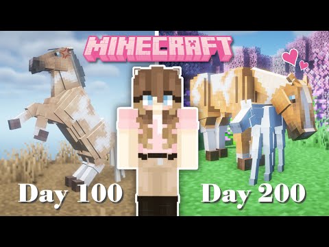 Minecraft: 200 Days - Horse Edition