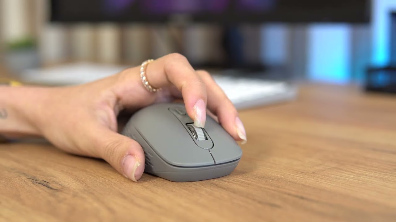 Комп'ютерна миша OfficePro M230G (Gray) video preview