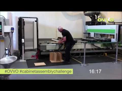OVVO Cabinet Assembly Challenge - Biesse UK Tech Centre manager Nigel