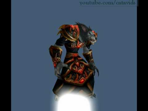 [1080p HD] Male Worgen all classes in Tier 10 armor (World of Warcraft Cataclysm Beta)
