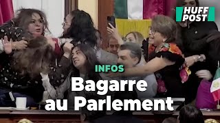 Coups, tirages de cheveux... La bagarre surréaliste d’élues mexicaines en direct à la télé