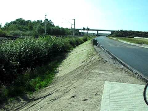 "Cisalpino" auf Testfahrt,ICE-Strecke ,Standort Allerbruecke Oebisfelde, Bau neue B188