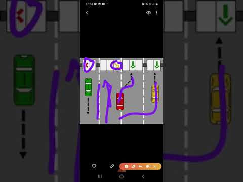 Italian Highway Code in Wolof: reversible lane traffic light & flashing yellow light