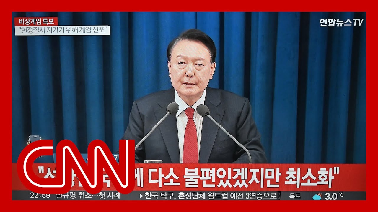 South Korean president declares emergency martial law