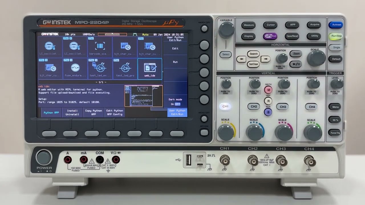 Introducing the MPO-2000 Programmable Oscilloscope: GW Instek