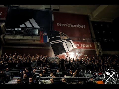 Гробари на КК Партизан - Олимпијакос 14.01.2025.