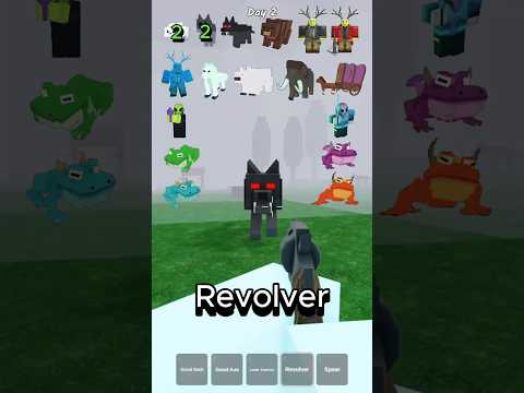 Revolver Vs all Enemies 🔫 99 nights in the forest #99nightsintheforest #99nights #roblox