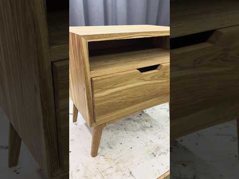 This Drawer Fits Too Satisfyingly - DIY Mid Century Nightstand