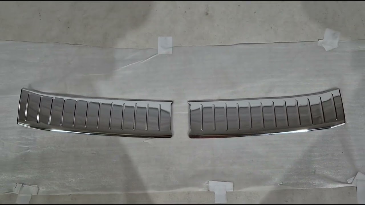 Накладка на задний бампер Carmos нержавейка глянец Video 1