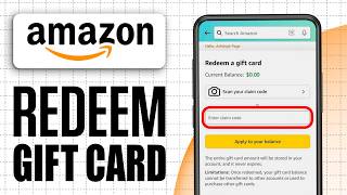 How To Redeem Amazon Gift Card | Full Guide