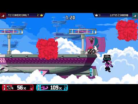 Rivals of Aether CakeAssault vs Shadow (our lost game 4)