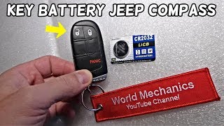 HOW TO REPLACE KEY FOB BATTERY ON JEEP COMPASS