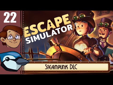Let's Play Escape Simulator Co-op Part 22 - Steampunk: The Helm Room