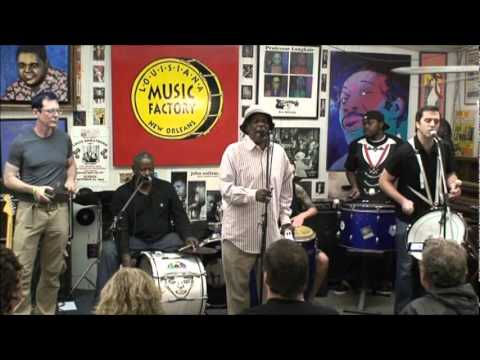 Big Chief Monk Boudreaux @ Louisiana Music Factory JazzFest 2011