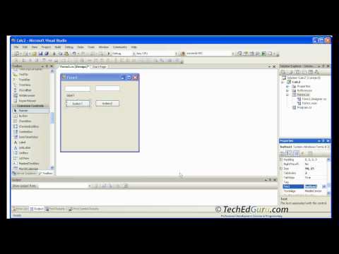 C# Beginner 8 - Windows Application, Simple Calculator
