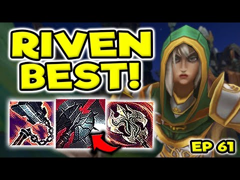 BEST RIVEN BUILD TO HARD-CARRY 1V9 (PATCH 11.6) - S11 RIVEN TOP GAMEPLAY (Season 11 Riven Guide) #61
