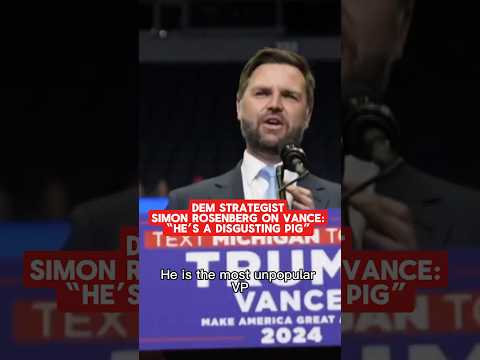 ProgressVideo.TV: ‘He’s a disgusting pig, J.D. Vance’: Dem. strategist