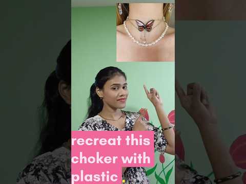 Plastic Craft Ep.4/5|Handmade Necklace Making At Home✨