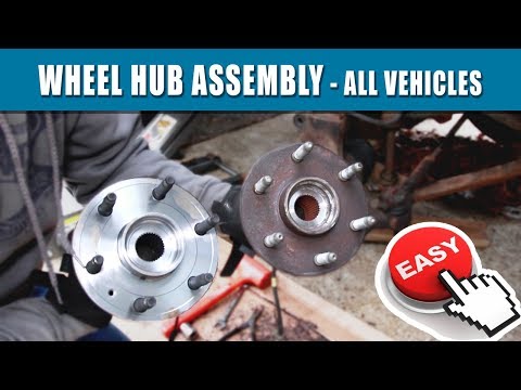 How To Replace Front Wheel Bearing Silverado 1999-2013 & 2014-17 for $120 | AutoZone Duralast Hub