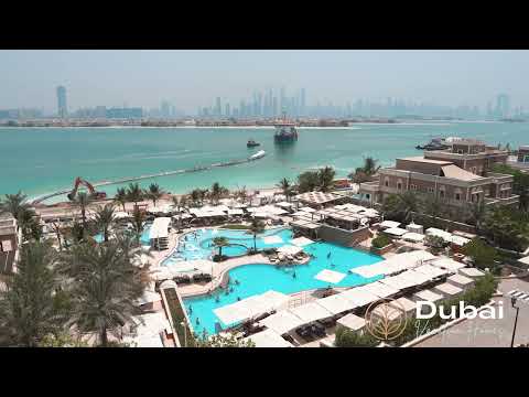 Dubai Holiday Apartment - Al Balqis Sea Views Free Beach & Pool- 2 beds Airbnb on the Palm Jumeriah