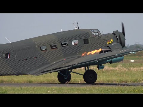 Beautiful aircraft the Junkers Ju 52 - From take-off to landing