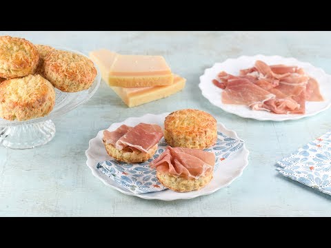 Cheese Scones Recipe with Grana Padano & Prosciutto di San Daniele (Ad)