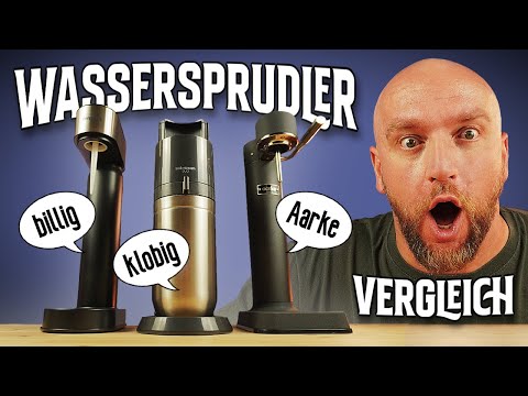 Lohnt der teure Aarke oder geht's günstiger? ► 3 TOP Marken im Wassersprudler Test & Vergleich 2024