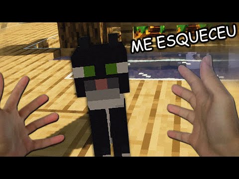 I visited my cat in minecraft VR after 4 months