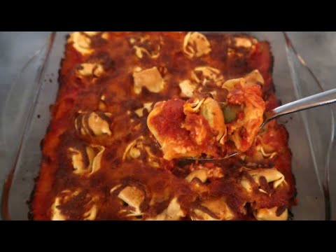 3 Ingredient Baked Tortellini Lasagna Recipe